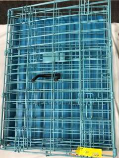 Medium Animal Cage from Turner & Hooch - Blue - collapsible | Direct Liquidation