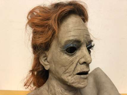 Lot 204 - "Percy Jackson" - Marry Songbird Prosthetic- silicone face & Feet