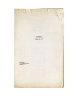 Lot 105 - James Bond: A release script for Goldfinger, 1964,