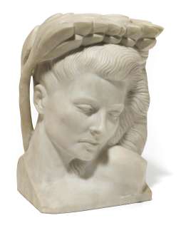 Lot 237 - A Robert Johnson McKnight bust of Katharine Hepburn