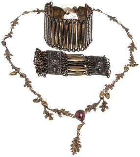 Spartacus Lucretia Oak Leaf Necklace and Cuffs | Propworx