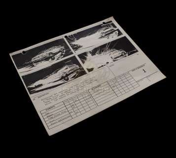 Back to the Future - Original Production Used Storyboard - 26-5 | Icons of Pop Culture