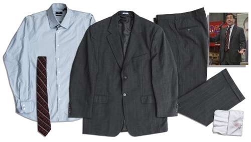 Steve Carell Screen-Worn Business Suit From ’’The Office’’ -- With a COA From NBC Universal | Nate Sanders