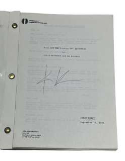 Lot 74 - Bill & Ted‘s Excellent Adventure (1989) - Original Script