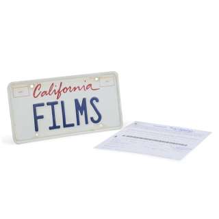 FILMS Vanity Plate with Current Registration | Studio Auctions