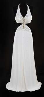 Lot 1621 - "Selena" ivory performance gown created for Selena.