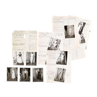 A costume continuity file for Grace Kelly and cast members of Rear Window | Bonhams