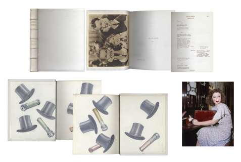 Shirley Temple Owned Leather Bound Script From 1934 Film ’’Now and Forever’’ | Nate Sanders