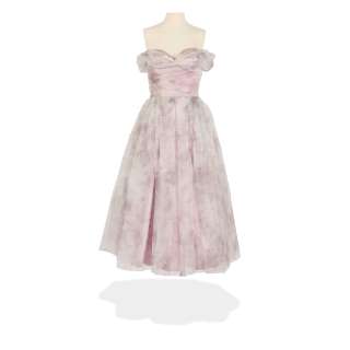 The Crown - Lot 171 - Vanessa Kirby (as Princess Margaret): A chiffon dress Season 1, Episode 2, ‘Hyde Park Corner‘