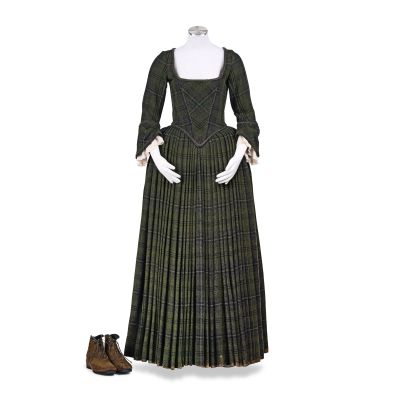 Lot 24 - Claire’s tartan corseted dress Season 1, Episode 12, ’Lallybroch’ 2 | Bonhams