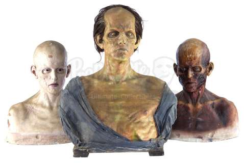 I AM LEGEND (UNPRODUCED, RIDLEY SCOTT) - Lot 352 - Set of Three Makeup Test Heads