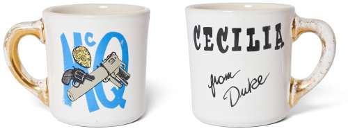 John Wayne Mug From ’’McQ’’ -- One of Wayne’s Famous Mugs Gifted to the Cast and Crew on His Films | Nate Sanders