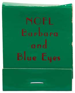 Fun Memento Owned by Frank Sinatra, His Personal Set of Matches for the Christmas Holidays -- ’’Blue Eyes’’ | Nate Sanders