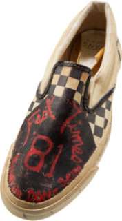 A Sean Penn Inscribed ‘Vans‘ Sneaker from "Fast Times at Ridgemont High."
