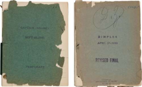 A Shirley Temple-Related Pair Scripts, 1930s. (Total: 2 Items) | Heritage