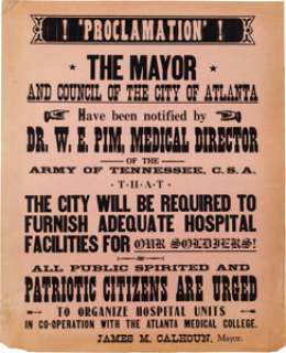 A Prop Broadside Poster from "Gone With The Wind." | Heritage