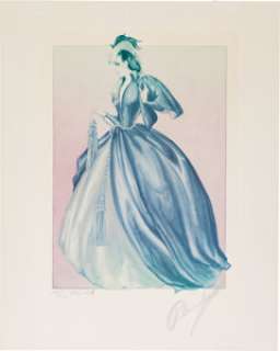 A Set of Limited Edition Signed and Numbered Costume Design Sketches by Walter Plunkett from "Gone With The Wind," Circa 1970s. | Heritage