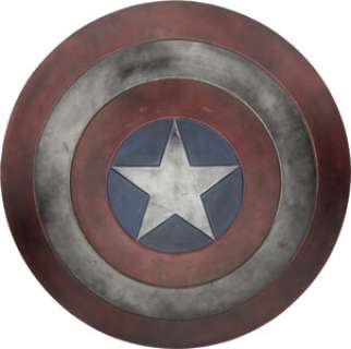 Chris Evans "Captain America" Prop "Vibranium" Shield from Avengers: Age of Ultron (Marvel, ...