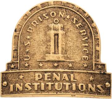 "U.S. Prison Service" Hat Badge The Green Mile (Castle Rock, 1999). ...