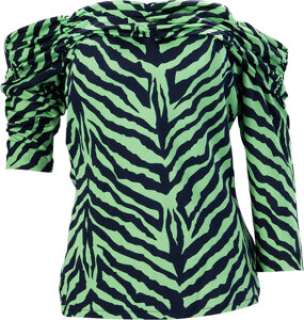 Katey Sagal "Peg Bundy" Zebra Print Stretch Blouse, Purse, Bracelet and Earrings from Married with Children...