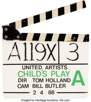 Child‘s Play (MGM, 1988), Production Clapperboard.