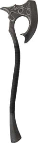 Euron Greyjoy (Pilou Asbæk) Action Battle Axe from Game of Thrones (HBO® Original 2011-2019, Season 7).