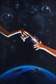 E.T. The Extra-Terrestrial (Universal, 1982), Original Movie Poster Alternate Final Art by John Alvin.