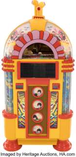 Rock-Ola Limited Edition Beatles Yellow Submarine CD Jukebox (2001). (Total: 2 Items) | Heritage