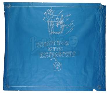 Mythbusters | Episode "Painting with Explosives/Bifurcated Boat" (2013, E205): Painting with Explosives Blueprint | Propstore