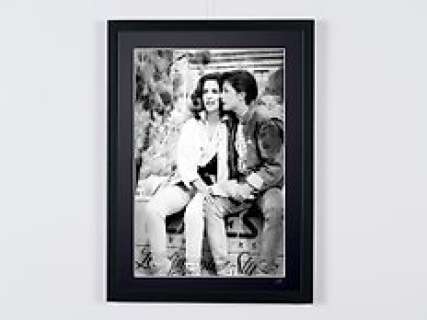 - Michael J. Fox & Claudia Wells, Back To the Future | Back to the Future, - Michael J. Fox & Claudia Wells - Fine Art Photography - Luxury Wooden Framed 70X50 cm - Limited Edition Nr 01 of 30 - Serial ID 19025 | Catawiki