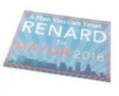 Grimm - Lot 1051 - Renard‘s Mayoral Campaign Sign - 1 of 3