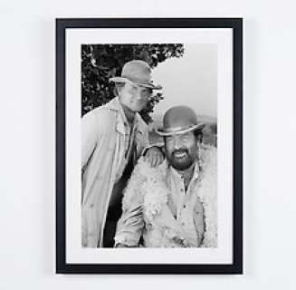 Bud Spencer & Terence Hill - Rome | Bud Spencer & Terence Hill - Rome - Fine Art Photography - Luxury Wooden Framed 70X50 cm - Limited Edition Nr 02 of 30 - Serial ID 16869 - Original Certificate (COA), Hologram Logo Editor and QR Code | Catawiki