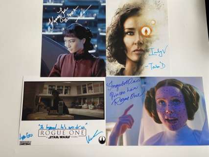 Star Wars | Star Wars - Signed by Indira Varma, Kamay Lau, Valene Kane, Ingvield Deila | Catawiki