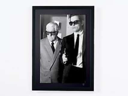 Alain Delon & Jean Gabin - Le Clan Des Siciliens (1969) | Alain Delon & Jean Gabin - Le Clan des Siciliens (1969) - Fine Art Photography - Luxury Wooden Framed 70X50 cm - Limited Edition Nr 01 of 30 - Serial ID 17063 - Original Certificate (COA), Hologram Logo Editor and QR Code | Catawiki