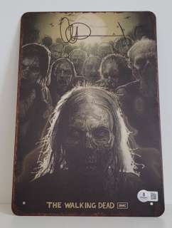 The Walking Dead - Charlie Adlard (Comics book Artist) - Autograph, Metal Plate With Beckett COA | Catawiki