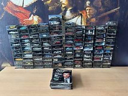 James Bond - Collection of 112 Model Cars in cases, with all books included - M1:43 - No Reserve! | Catawiki