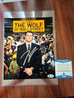 The Wolf Of Wall Street - Signed by Leonardo Di Caprio - (20x25cm) Beckett Authentication | Catawiki