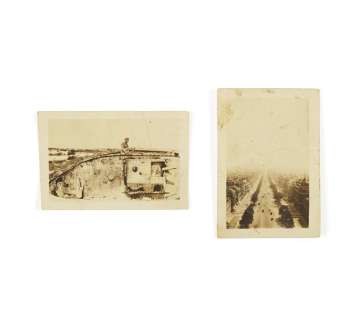 Walt Disney Set of (2) Vintage WWI Photos | Studio Auctions