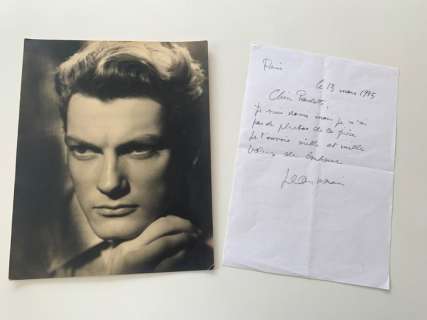 Jean Marais - Autographed letter signed - 1995 | Catawiki