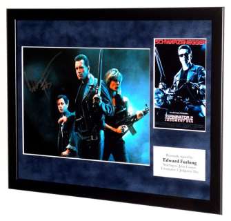 Terminator 2: Judgment Day - Edward Furlong (John Connor) Premium Framed, signed, Certificate of Authenticity | Catawiki