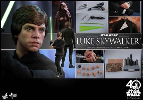 Figure - Hot Toys - MMS 429 - Luke Skywalker (Jedi Knight) - Star Wars: the Return of the Jedi - 1:6 Scale - Plastic | Catawiki