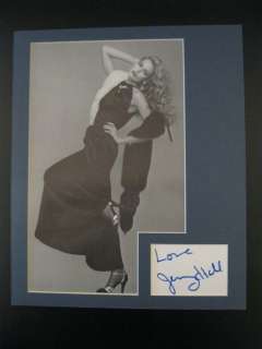 Jerry Hall - Actress and Model - Autograph - Together with Maxi-Photo | Catawiki
