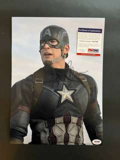 Captain America: Civil War - Chris Evans - Signed in Person - with PSA/DNA Certificate - Autograph, photo | Catawiki