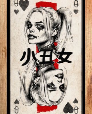 Kodo88 - Harley Quinn: Queen of Hearts - Hand Signed | Catawiki