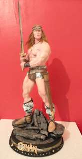 Conan the Barbarian - Arnold Schwarzenegger - Statue, handpainted, 64 cm high | Catawiki