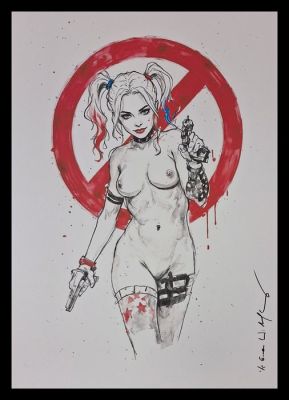 Harley Quinn - Series " Tokyo Pop Icons " by Emma Wildfang - Large size | Catawiki