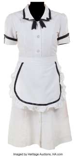 Susan Sarandon "Louise" waitress uniform and script page from Thelma & Louise....