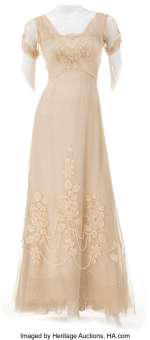 Grace Kelly "Princess Alexandra" floral accented ball gown from The Swan.... | Profiles in History