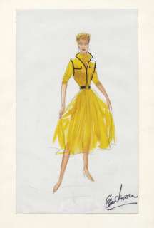 Lot 362 - Elois Jenssen costume sketch for Lucille Ball from I Love Lucy
