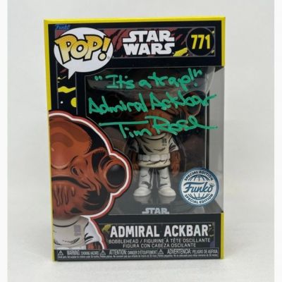Star Wars - Signed by Tim Rose (Admiral Ackbar) | Catawiki